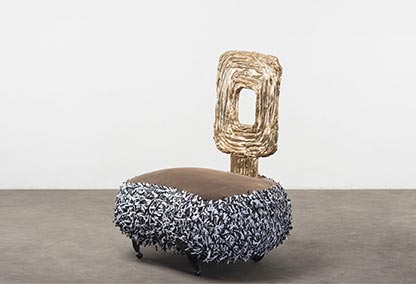 she is crazy like a fool pouf<br>Exclusive for Nilufar Gallery - Milano